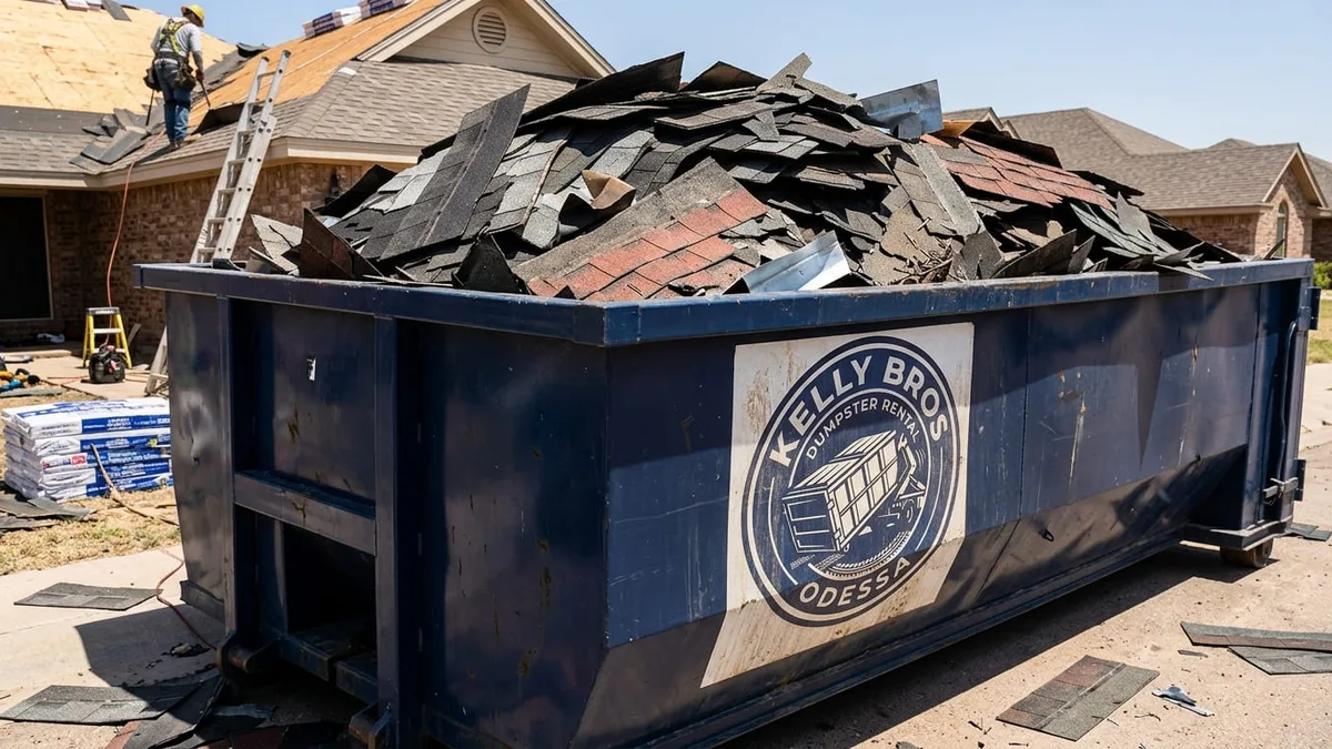 Commercial Dumpster Rental in Odessa, TX — Kelly Bros Dumpster Rental Odessa Commercial Dumpster Rental in Odessa, TX — Kelly Bros Dumpster Rental Odessa
