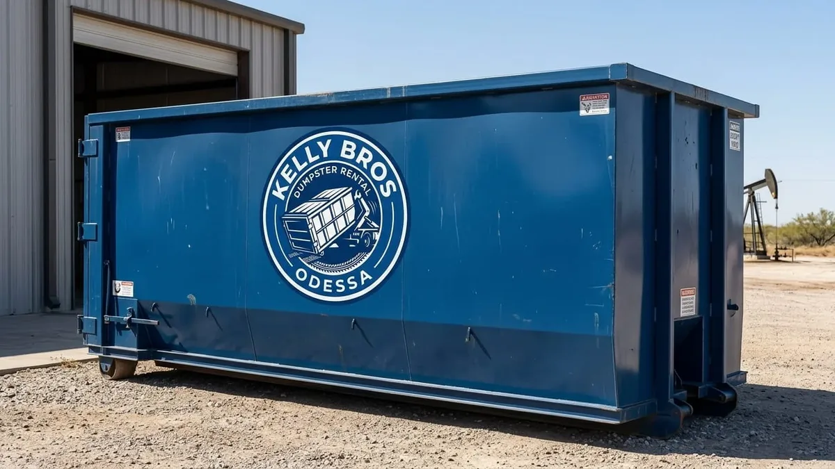 What Actually Drives Dumpster Rental Cost in Odessa?